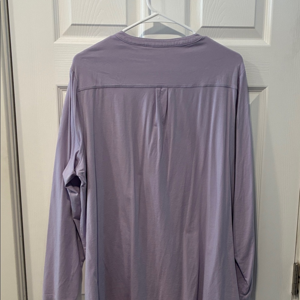 Lands' End Women's Lavender Blouse - Picture 5 of 9